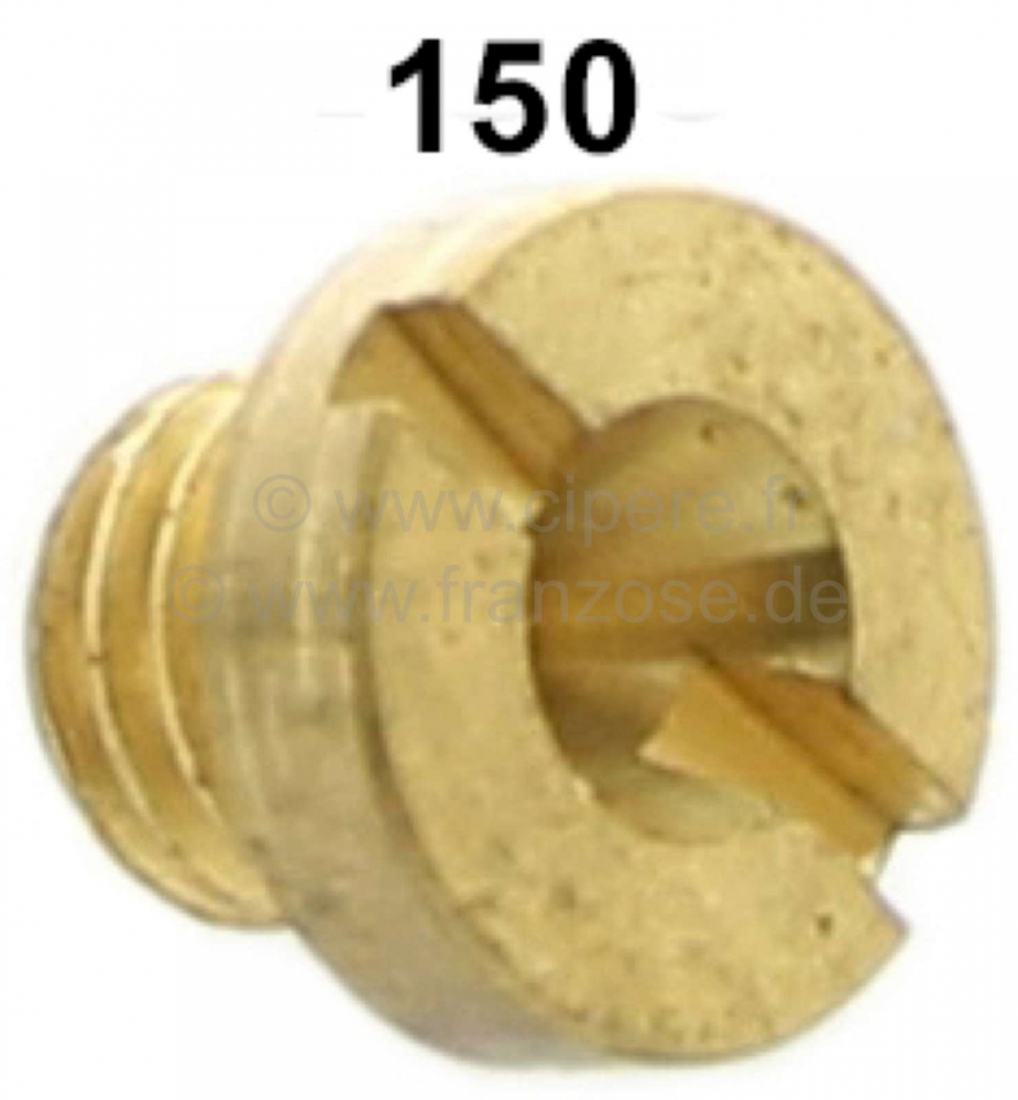 Citroen-2CV - Carburateursproeier voor ronde Solex carburateurs (niet geschikt voor ovale carburateurs).