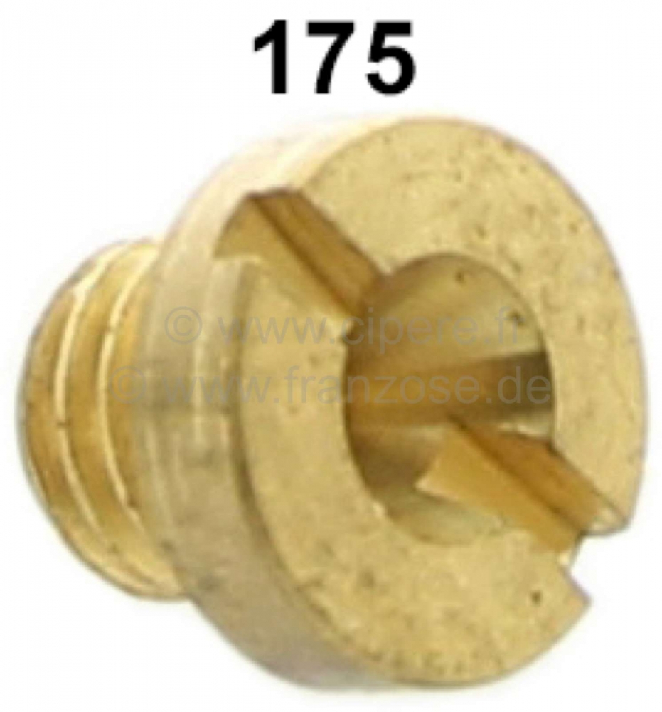 Citroen-2CV - Carburateursproeier voor ronde Solex carburateurs (niet geschikt voor ovale carburateurs).