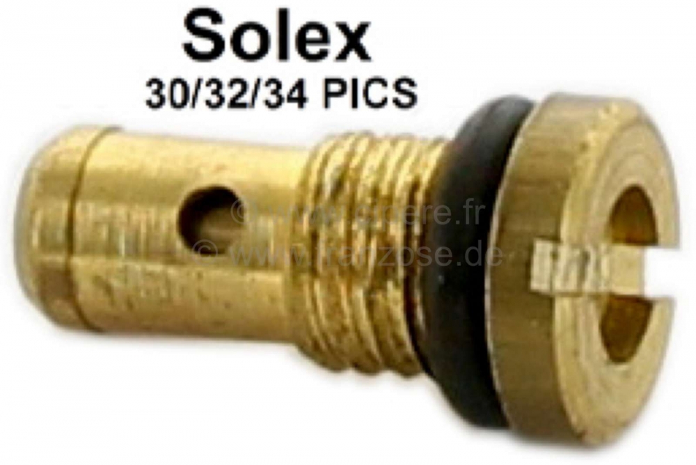 Citroen-2CV - Kogelklep voor Solex carburateur 30/32/34 PICS. Geschikt voor Citroen 2CV4 + 2CV6 met enke