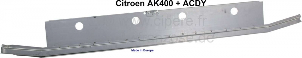 Citroen-2CV - AK 400/ACDY, achterskirt voor Citroen AK400 + ACDY. Het is alleen de achterplaat van het p