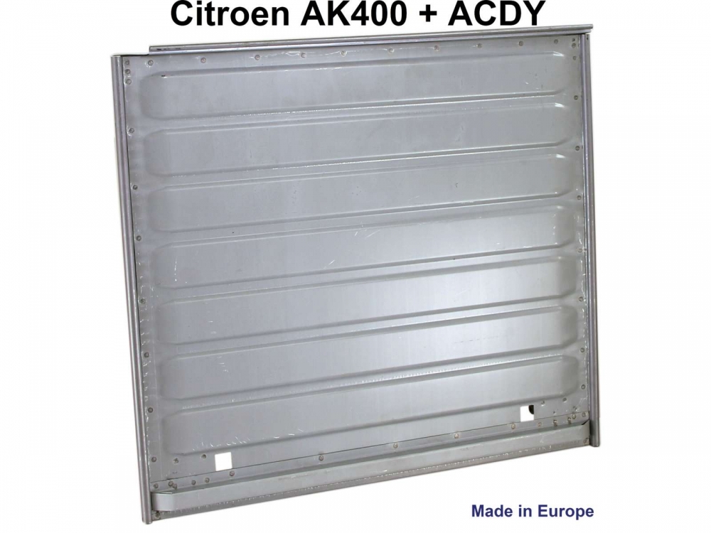 Citroen-2CV - AK/ACDY, reservewielhoes voor Citroen AK400 + ACDY. Groot golfplaat, reproductie. Gemaakt 