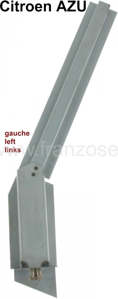 Citroen-2CV - AZU, achteras aanslagplaat links, voor Citroen AZU.