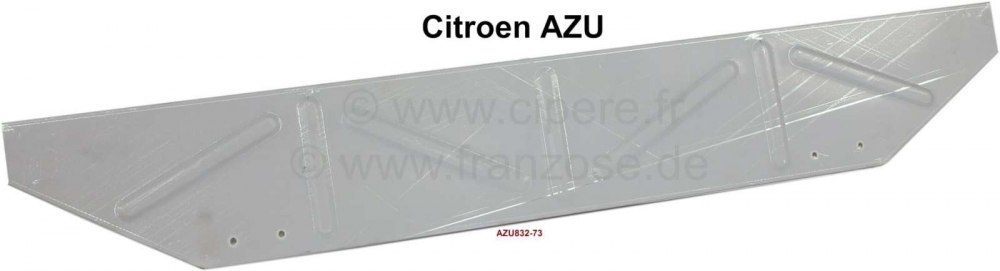 Citroen-2CV - AZU, versteviging achterste dwarsbalk, onder de bak, voor Citroen AZU. Of. nr. AZU832-73