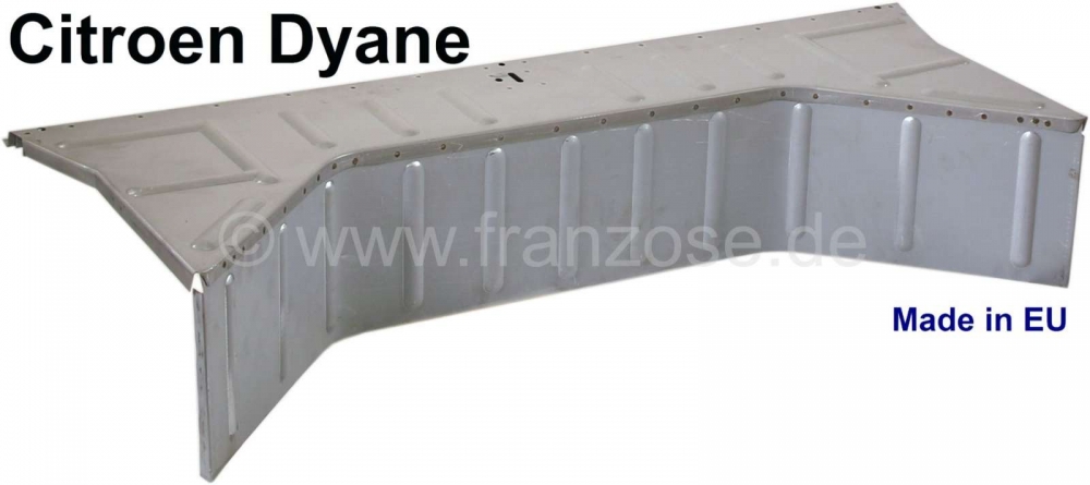 Citroen-2CV - Dyane, vloerplaat kofferruimte, met bovenste verbindingsplaat. Geschikt voor Citroën Dyan