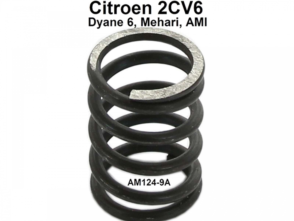 Citroen-2CV - Klepveer binnen (kleine veer), voor inlaat + uitlaatklep Citroen 2CV6 + 2CV4. Buitendiamet