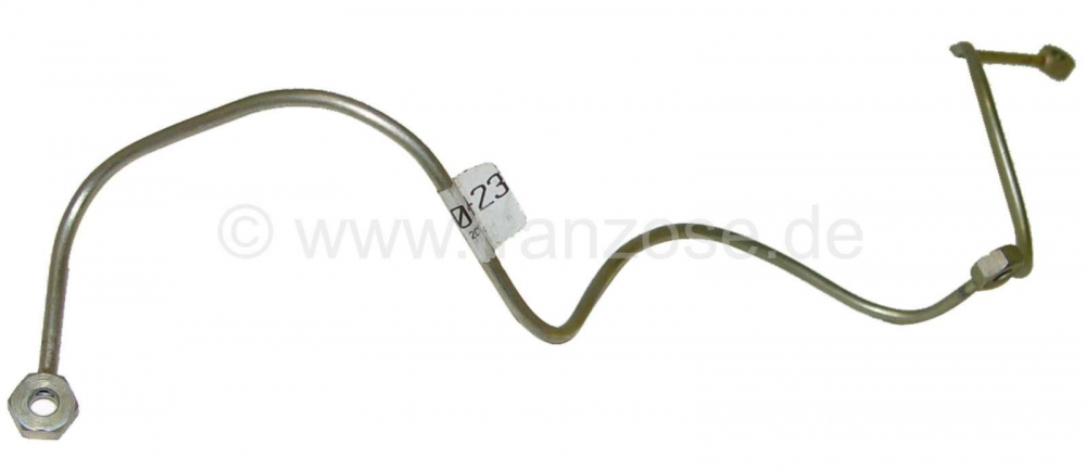 Citroen-2CV - Olieleiding voor 2CV 4 (van het motorblok naar de cilinderkoppen). Reproductie. Of. nr.: A