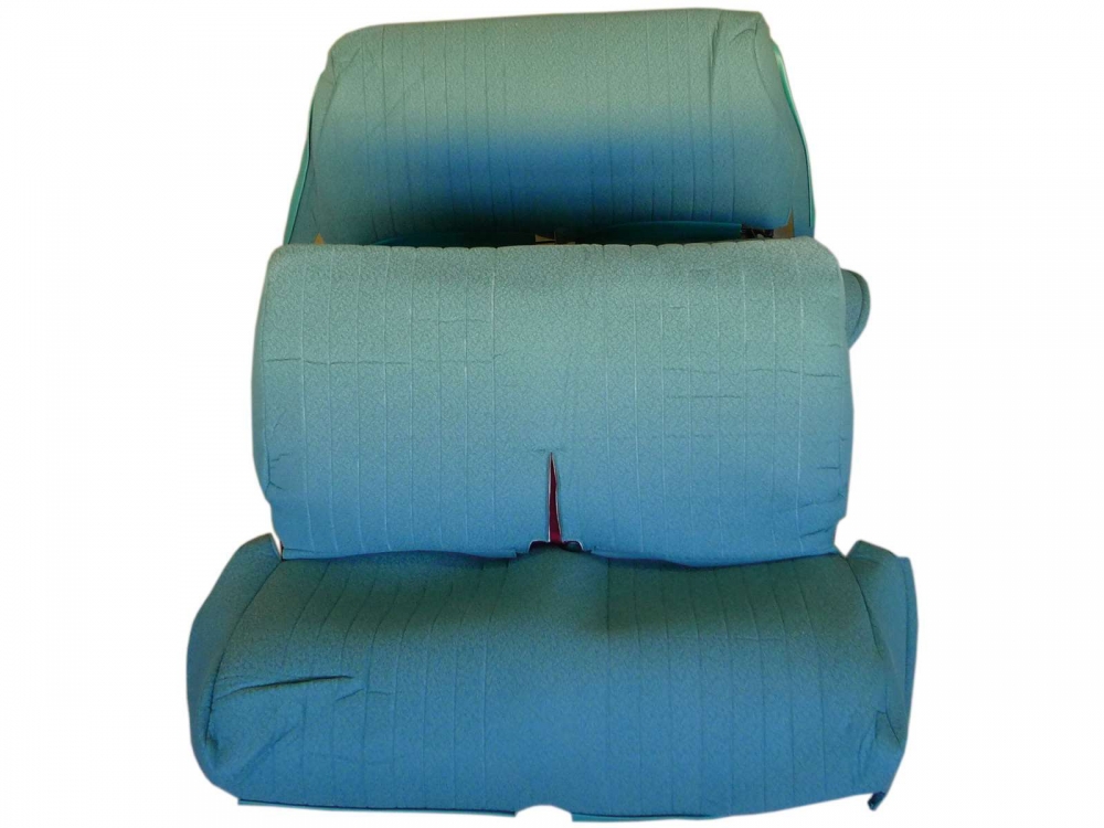 Citroen-2CV - AMI 6, stoelhoezen voor de voor + achterbank (2 stuks). Kleur: Diamante Vert (groen).