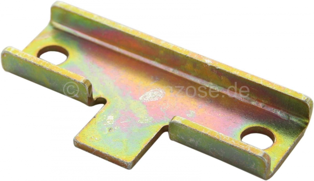 Citroen-2CV - Contactslot, montageplaat onder het contactslot, voor het vasthouden van de afbreekmoeren 