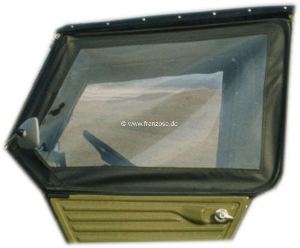 Sonstige-Citroen - Mehari, motorkap deur voor links, kleur zwart. Geschikt voor Mehari van 04/1971 tot 1986.