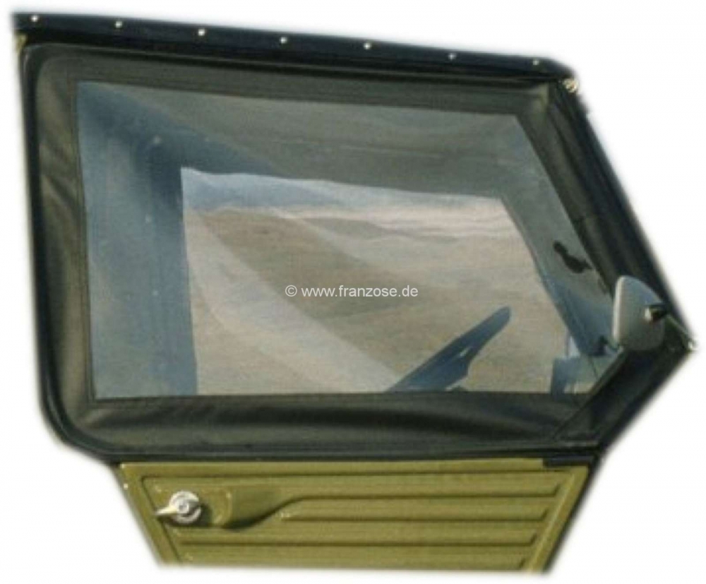 Sonstige-Citroen - Mehari, motorkap deur voor rechts, kleur zwart. Geschikt voor Mehari van 04/1971 tot 1986.