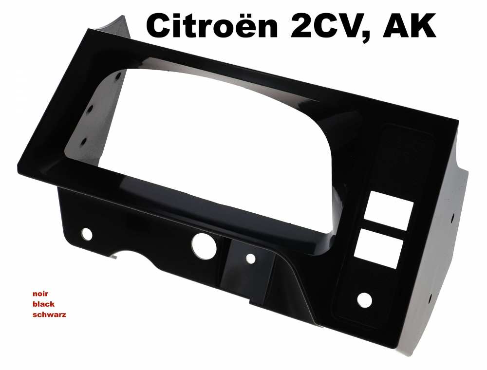 Citroen-2CV - Snelheidsmeterhuis (cockpitbehuizing), voor de ovale snelheidsmeter (gemaakt van kunststof
