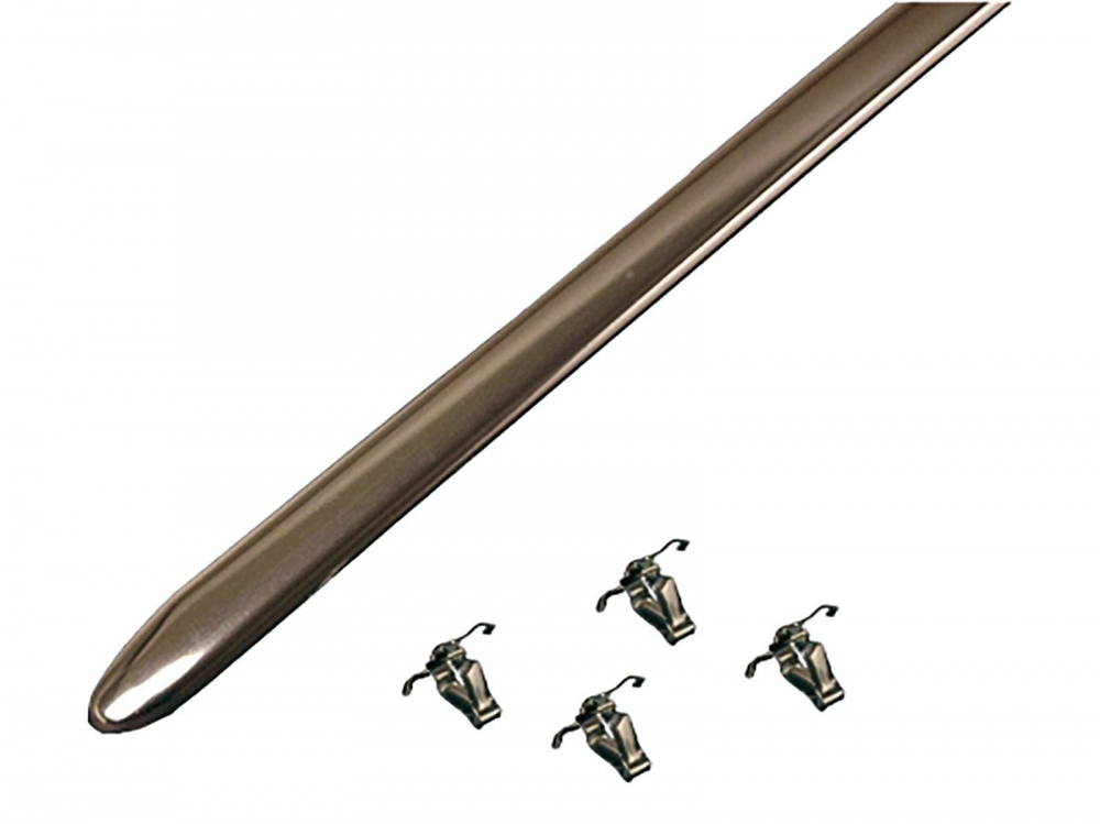 Renault - 2CV, motorkap, sierstrip met bevestigingsmateriaal. De sierstrip past op alle Citroen 2CV 