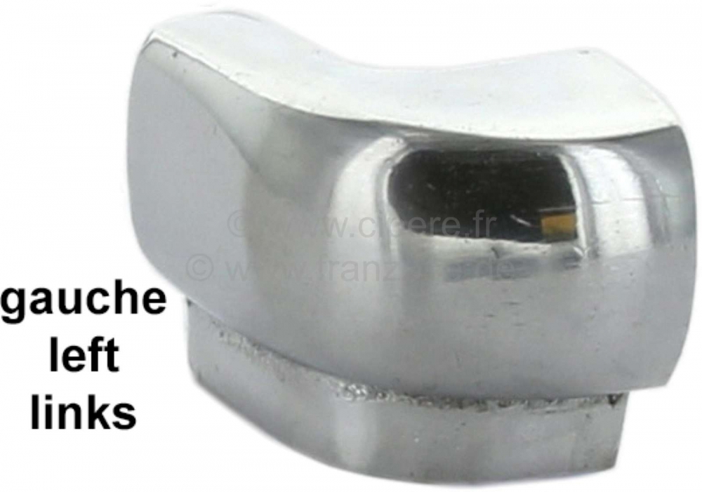 Citroen-DS-11CV-HY - 2CV, oprolbaar dak, kofferdeksel - scharnier eindhoek links (oprolbaar dak eindhoek). Repr