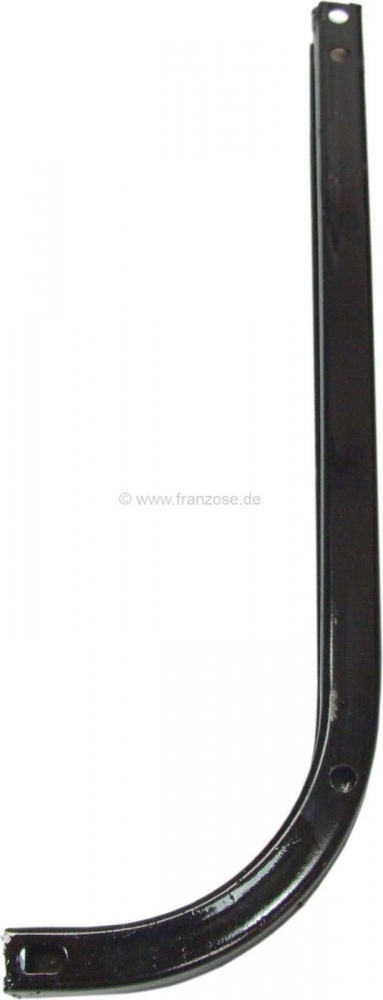 Citroen-2CV - 2CV oud, voorruit links. Achterraamframe van plaatstaal, voor het scharnierende raam.