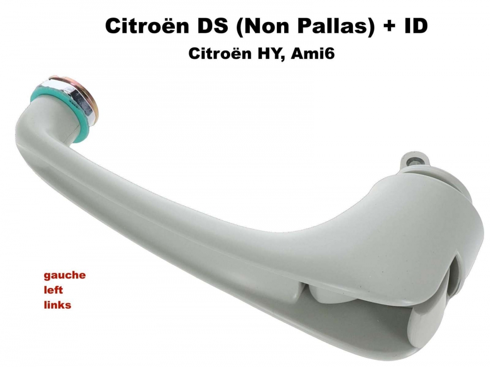 Sonstige-Citroen - Deurgreep binnen links. Kunststof. Kleur: grijs. Geschikt voor Citoen DS (Non Pallas), ID.