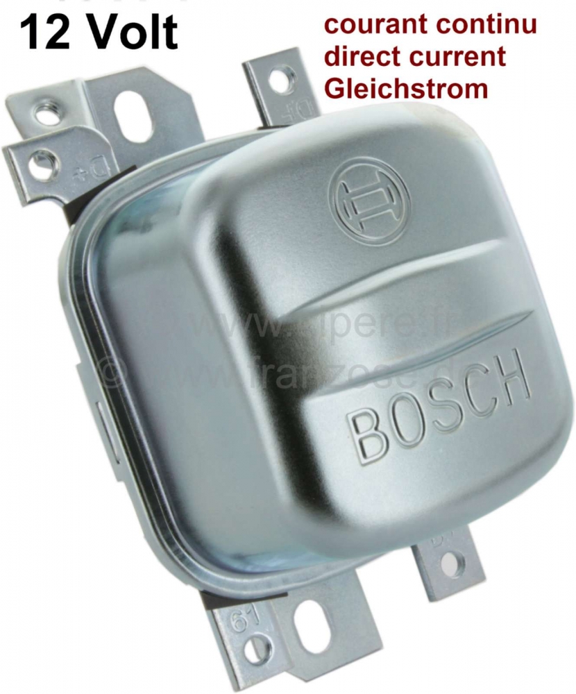 Alle - Alternator laadregelaar, voor gelijkstroom. 12 Volt. 3 aansluitingen (D+/61, DF, B+). Mass