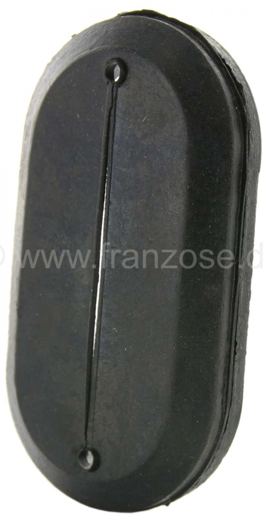 Citroen-2CV - Gaskoppeling in de pedaalbodem (voorwand). Geschikt voor Citroen 2CV met rechtopstaand gas