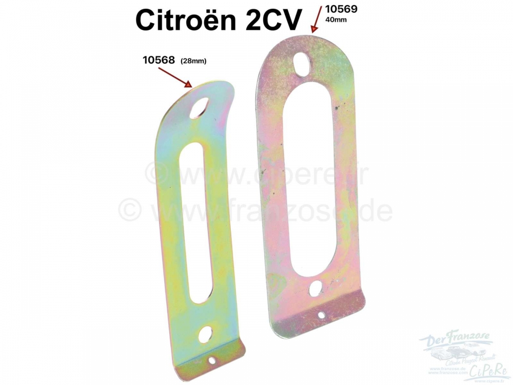 Citroen-2CV - Geleider voor de gasklepverbinding, geschikt voor Citroen 2CV. 28 mm breed. (Alleen voor v