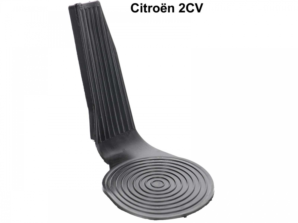Citroen-2CV - Rubber gaspedaal pad voor afgeschuind, rechtopstaand gaspedaal. Geschikt voor Citroen 2CV.