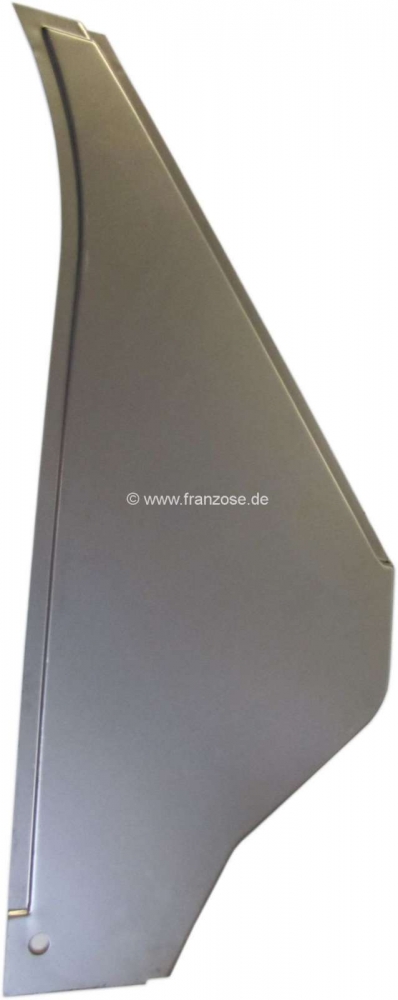 Alle - 2CV, A-stijl: Driehoekig metalen zijpaneel rechts, reproductie. Geschikt voor Citroen 2CV,
