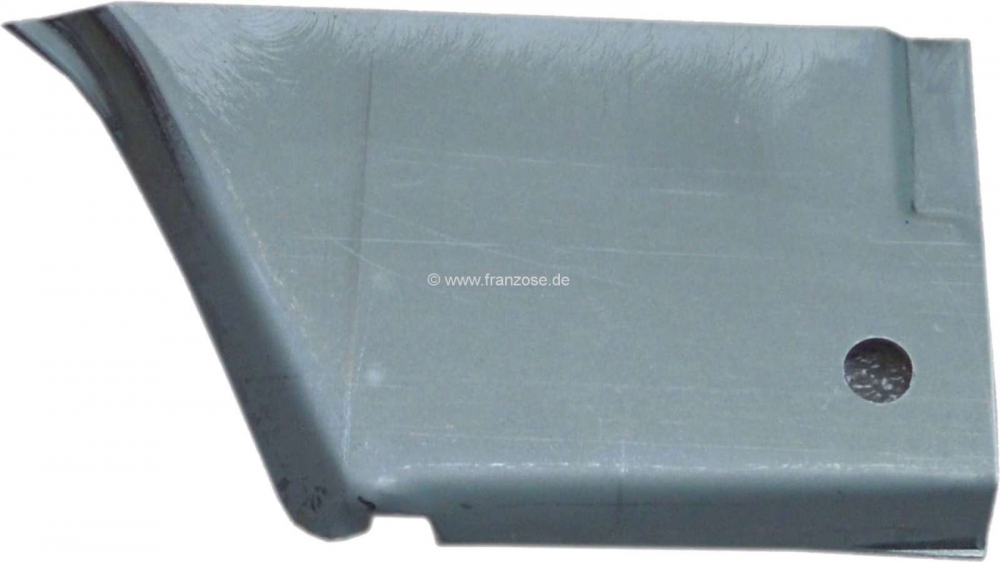 Citroen-2CV - 2CV, A-stijl: driehoekig paneel links, de onderste 10 cm overlappend met de dorpel. Dit pa