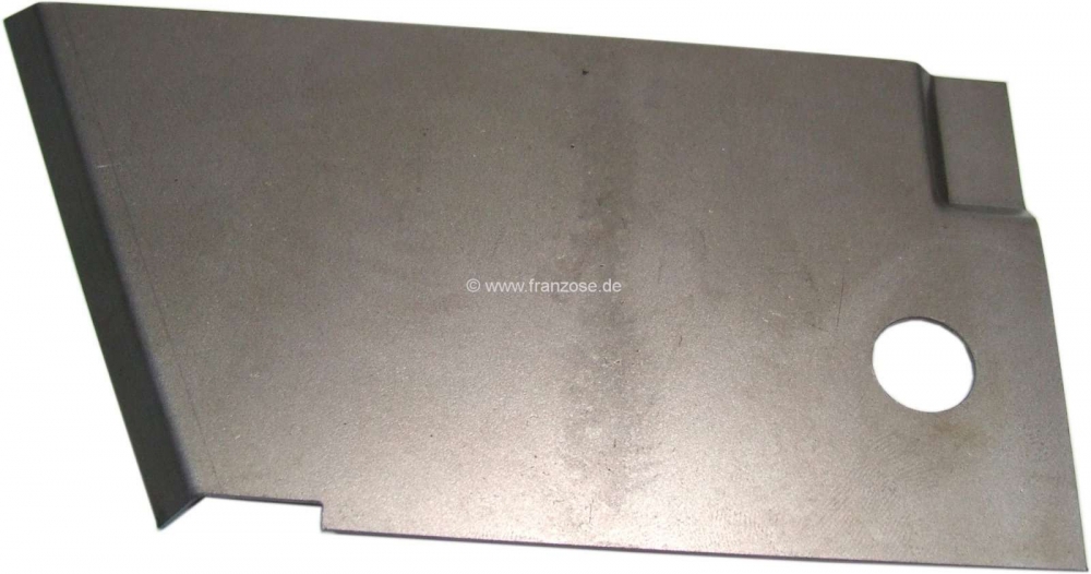 Citroen-2CV - 2CV, A-stijl: linker driehoekig paneel, reparatiepaneel voor de onderste 10 cm die overlap