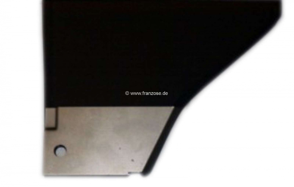 Citroen-2CV - 2CV, A-stijl: rechter driehoekig paneel, reparatiepaneel voor de onderste 10 cm die overla