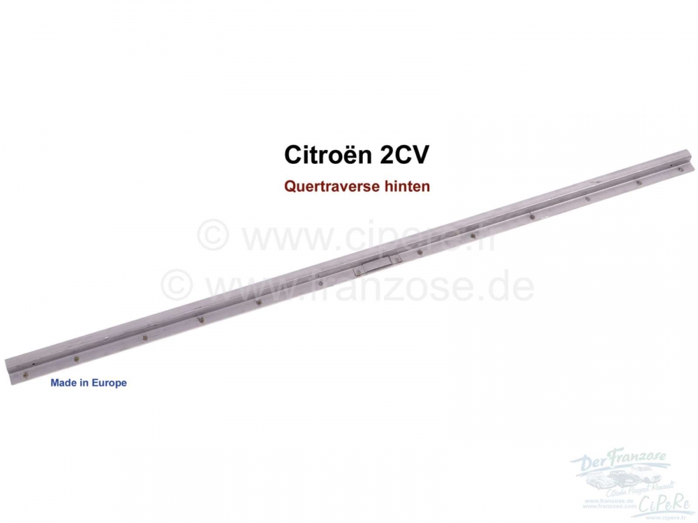 Citroen-DS-11CV-HY - 2CV, achterste dwarsbalk, 2CV-carrosserie (achter onder oprolbaar dak, boven achterruit). 