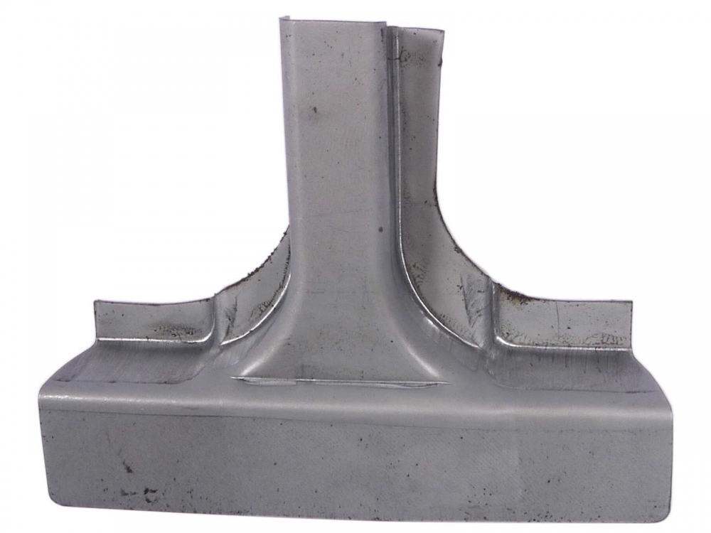 Citroen-DS-11CV-HY - 2CV, dwarsbalksteun (hoekplaat) links voor Citroën 2CV. Deze plaat is voor de linker beve