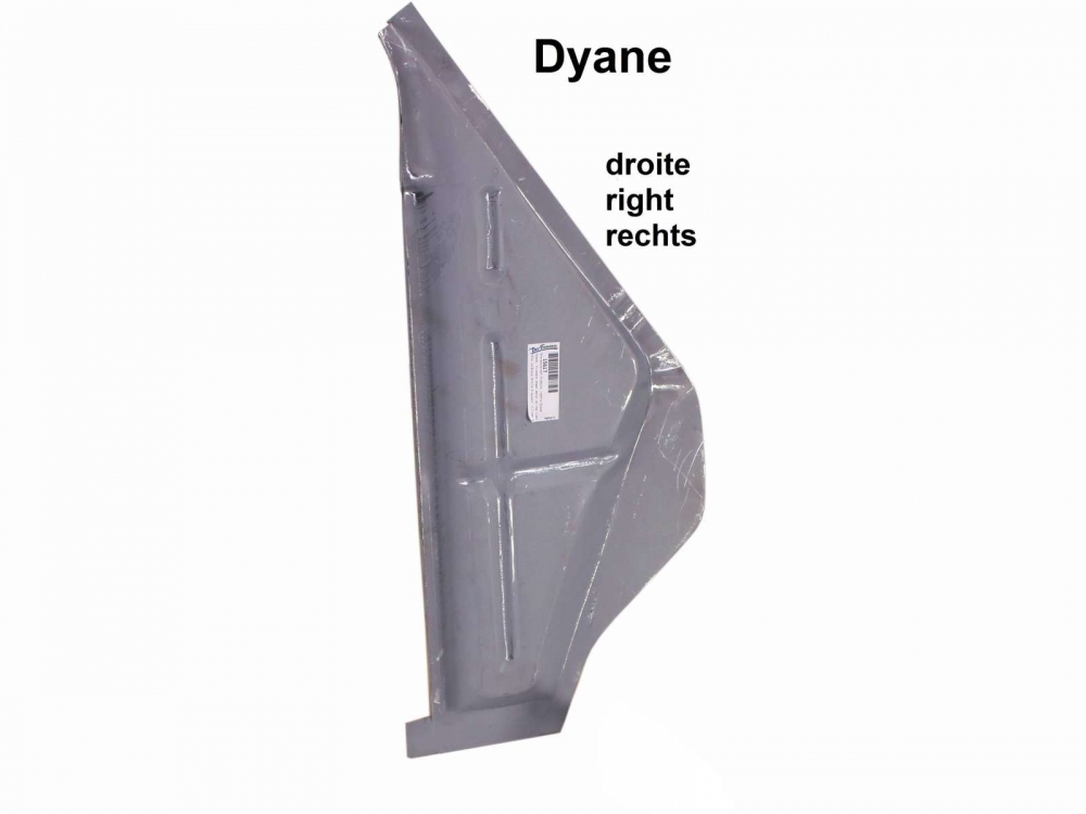 Citroen-2CV - Dyane, driehoekig paneel rechts (het binnenpaneel), voor de A-stijl. Geschikt voor Citroë