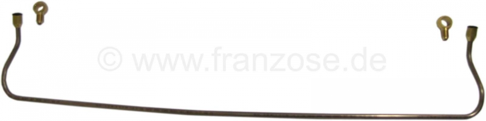 Citroen-2CV - Remleiding, geschikt voor Citroen 2CV, van 1952 tot 07/1964. Kruiskoppeling op de achteras