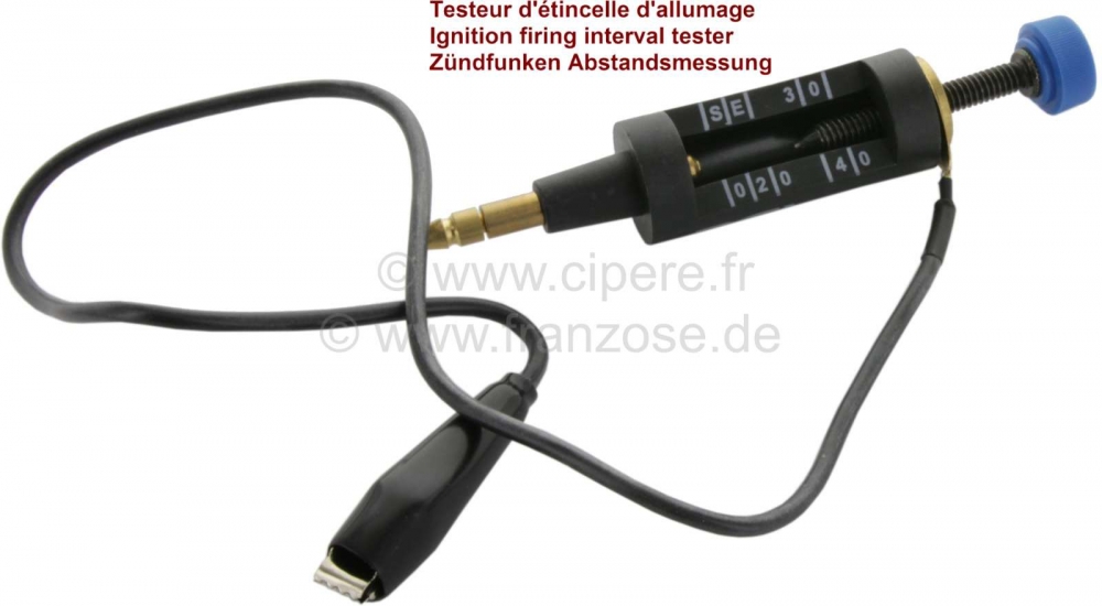 Renault - Gereedschap om de bougieafstand te meten (testen). Met behulp van dit kleine, goedkope ger