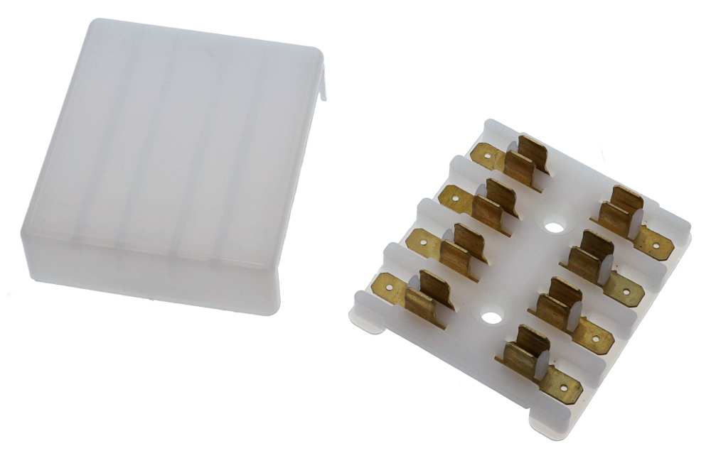 Citroen-DS-11CV-HY - Gloeilamp 6 Volt, 1 Watt stroomverbruik, 8 LED's, komt overeen met ca. 10 Watt lichtopbren