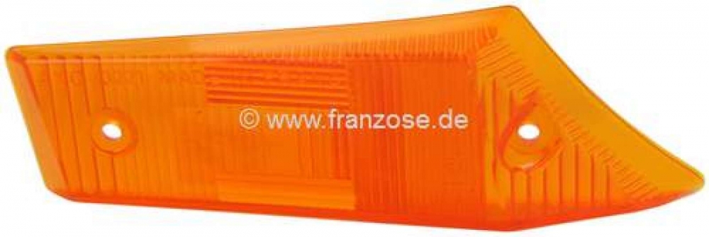 Citroen-2CV - Knipperlichtkap linksvoor, oranje. Geschikt voor Citroën Dyane, Acadyane, Mehari. Renault