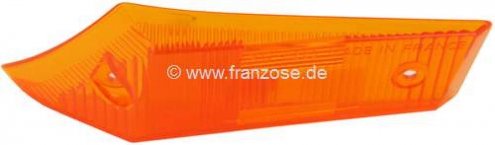 Renault - Knipperlichtkap rechtsvoor, oranje. Geschikt voor Citroën Dyane, Acadyane, Mehari. Renaul