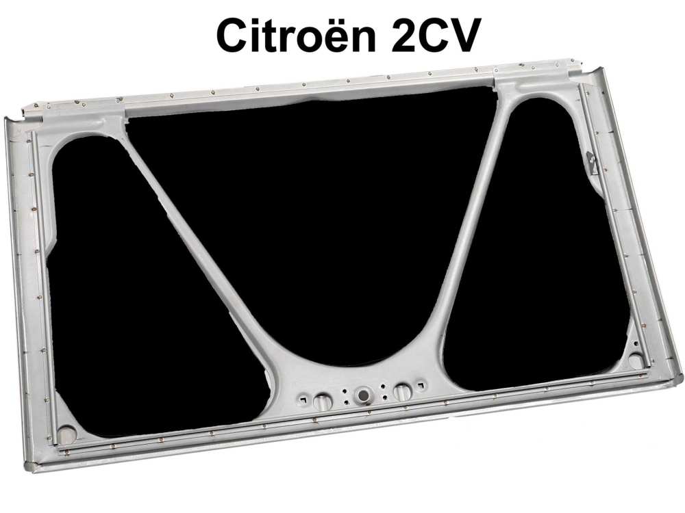 Citroen-2CV - 2CV, kofferdekselbekleding (3-delig, gemaakt van natuurlijk fleece). Zwart vilt met rugmat