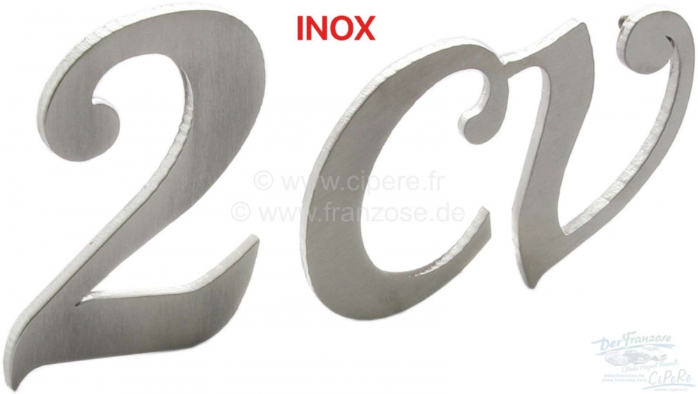 Citroen-DS-11CV-HY - 2CV, kofferdeksel. Embleem 