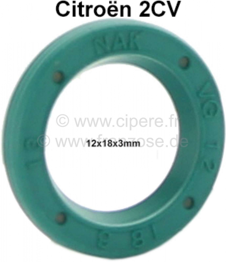 Citroen-2CV - Vliegwiel, oliekeerring voor de hoofdtransmissieas (primaire as) in het vliegwiel. Geschik