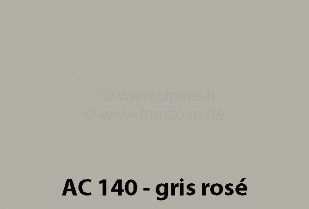 Citroen-2CV - Verf 1000ml / AC 140 / EVA 6/67> Gris Rosé velg + bumper, meng met verharder 20438, 2 del