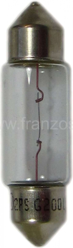 Renault - Soffitte 6 volt, 5 watt. 11x38mm, basis SV8,5.