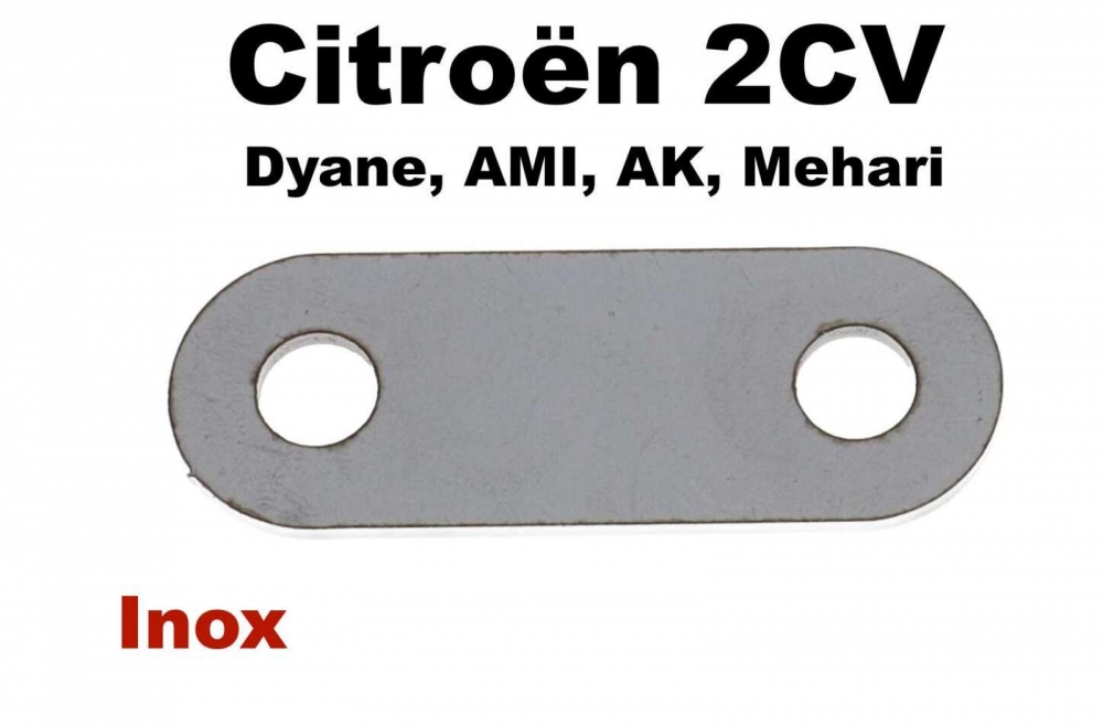 Citroen-2CV - Borgplaat voor transmissiebevestiging (voor de schroeven), geschikt voor Citroen 2CV. (Sch