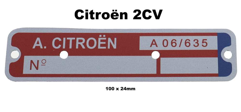 Citroen-2CV - Embleem 