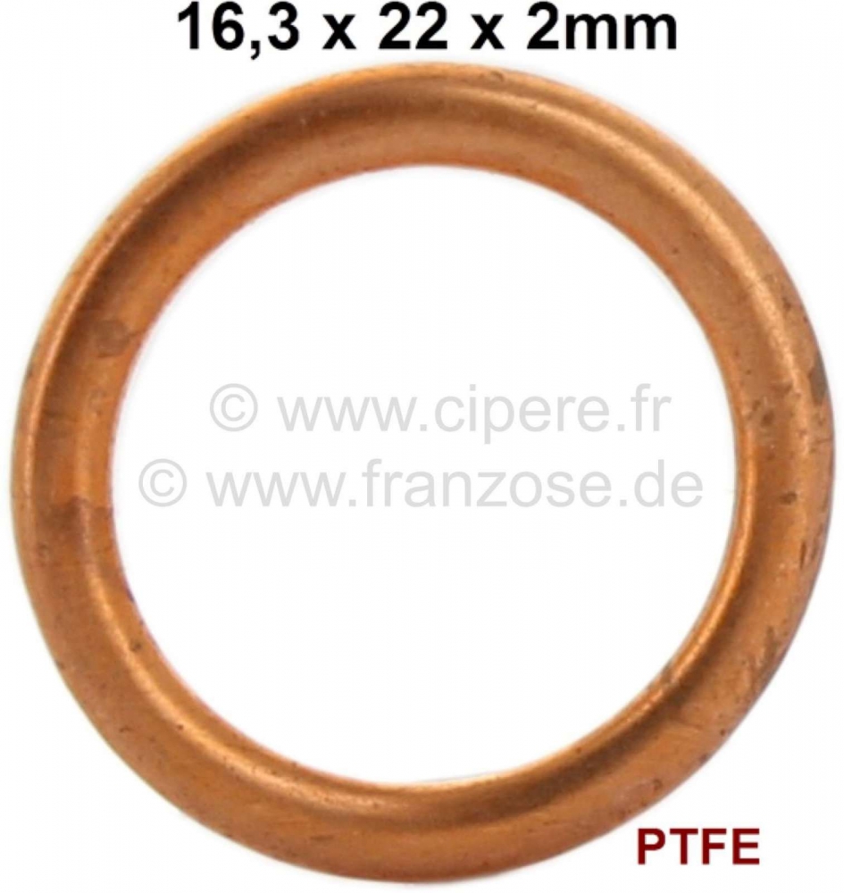 Renault - Olie aftapplug pakking voor 2CV6, BX, XM, 204, 203, 304, 404, 504. inlaat + uitlaat schroe