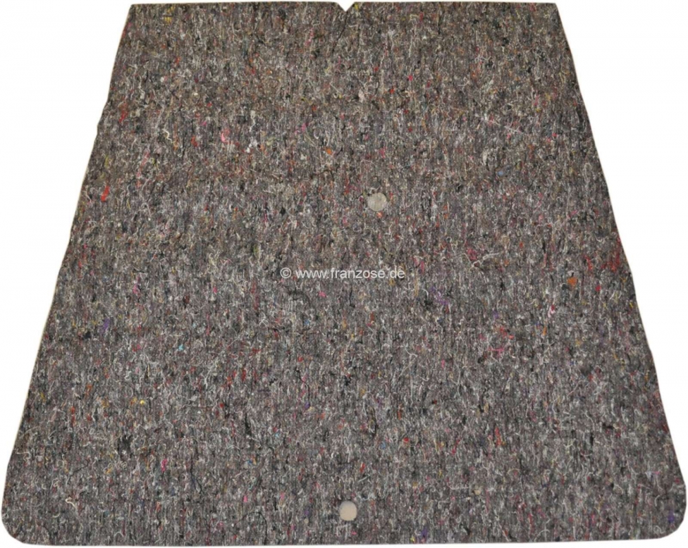 Citroen-DS-11CV-HY - 2CV, motorkap, isolatiemat van stof - vilt. Niet zelfklevend. Deze motorkapisolatiemat was