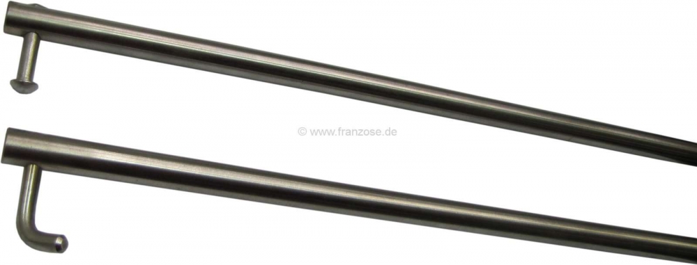 Citroen-DS-11CV-HY - 2CV, rechtopstaande stang motorkap. Geschikt voor Citroen 2CV, van modeljaar 3/1962 tot 19