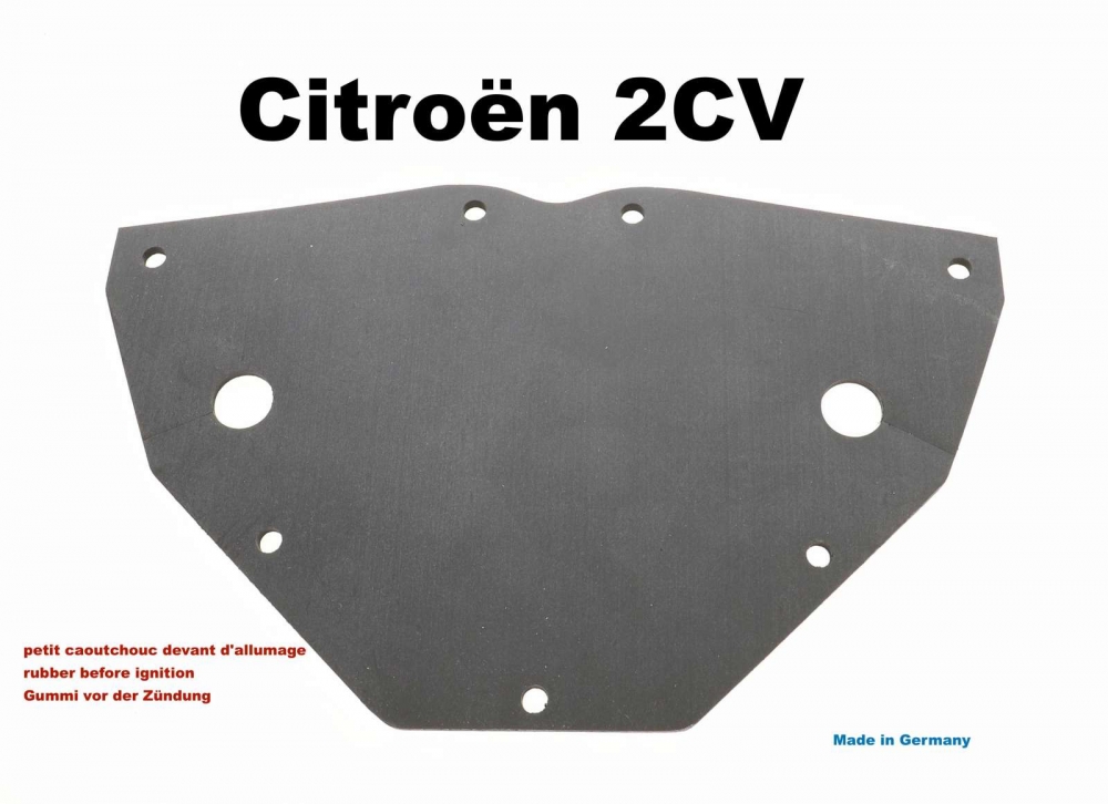 Citroen-2CV - Klein rubber in het motorventilatorhuis, gemonteerd voor het contactslot. Geschikt voor Ci