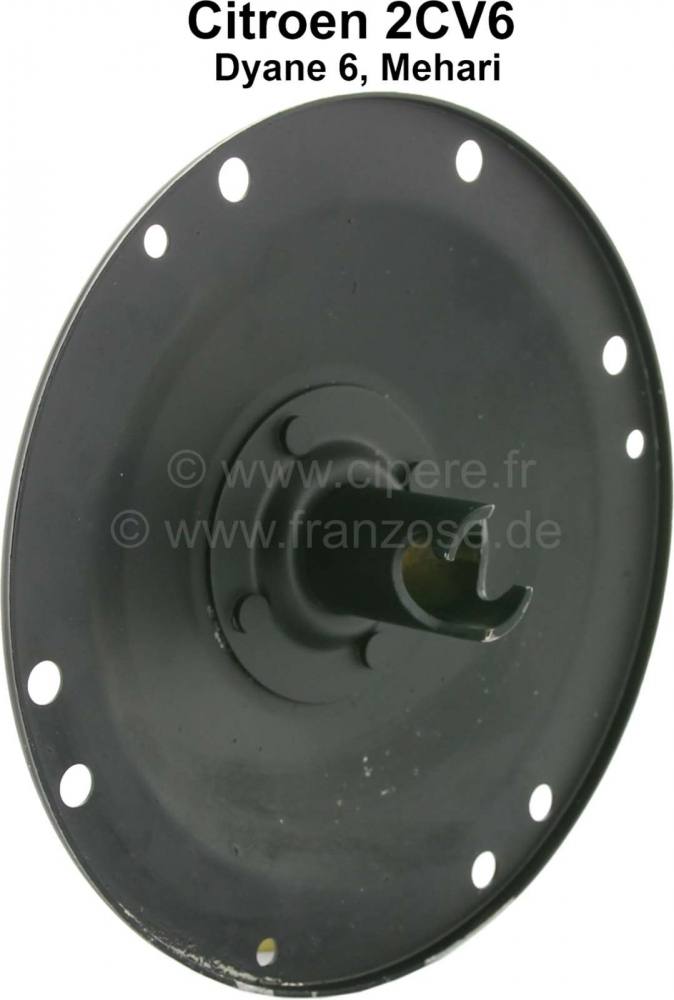 Citroen-2CV - Riemschijf (zonder ventilatorblad + V-snaar) voor Citroen 2CV4+6.