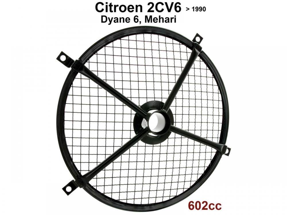 Citroen-2CV - Rooster voor het motorventilatorhuis (602cc). Geschikt voor Citroen 2CV6, Dyane 6, Mehari.