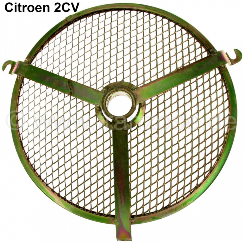Citroen-2CV - Rooster voor het motorventilatorhuis. Geschikt voor Citroen 2CV. Reproductie. Het rooster 