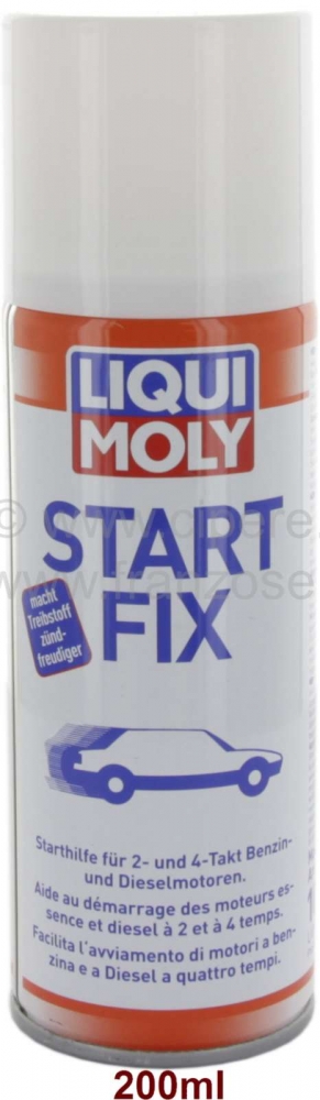 Renault - Startpilot, 200 ml (Startfix). (Laat vermoeide motoren weer lopen, bijv. na lange tijd van